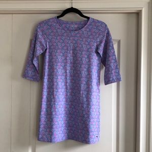 Vineyard vines girls dress/ size medium (10–12) three-quarter sleeve NWOT